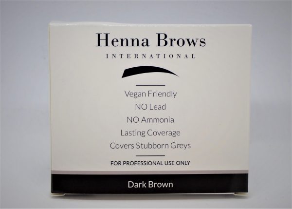 The Dark Brown Henna Powder comes with a 10g box of Henna Brow Powder