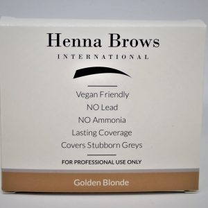 Golden Blonde Henna Powder comes with a 10g box of Henna Brow Powder