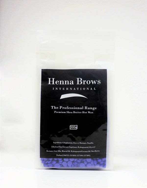300g of Premium Shea Butter Hot Wax for Face comes encased in a resealable packet